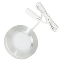 Task Lighting 3 watt 12 volt 2700K Brushed Aluminum Pearl Series Dimmable Puck Light